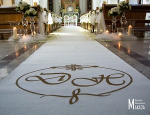 Dekoracje kościoła na ślub